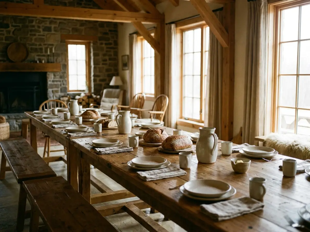 Une table partagée, lieu de vie concrète